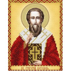 Икона для вышивки бисером "Святитель Григорий Богослов" (Схема или набор)